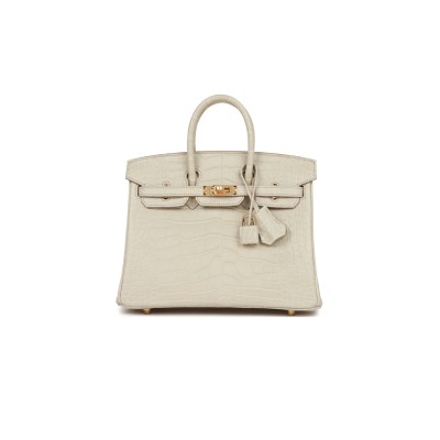 HERMES MASTER BIRKIN 25 MATTE ALLIGATOR GOLD HARDWARE (25*20*13cm) HERMES MASTER BIRKIN 25 MATTE ALLIGATOR GOLD HARDWARE (25*20*13cm)